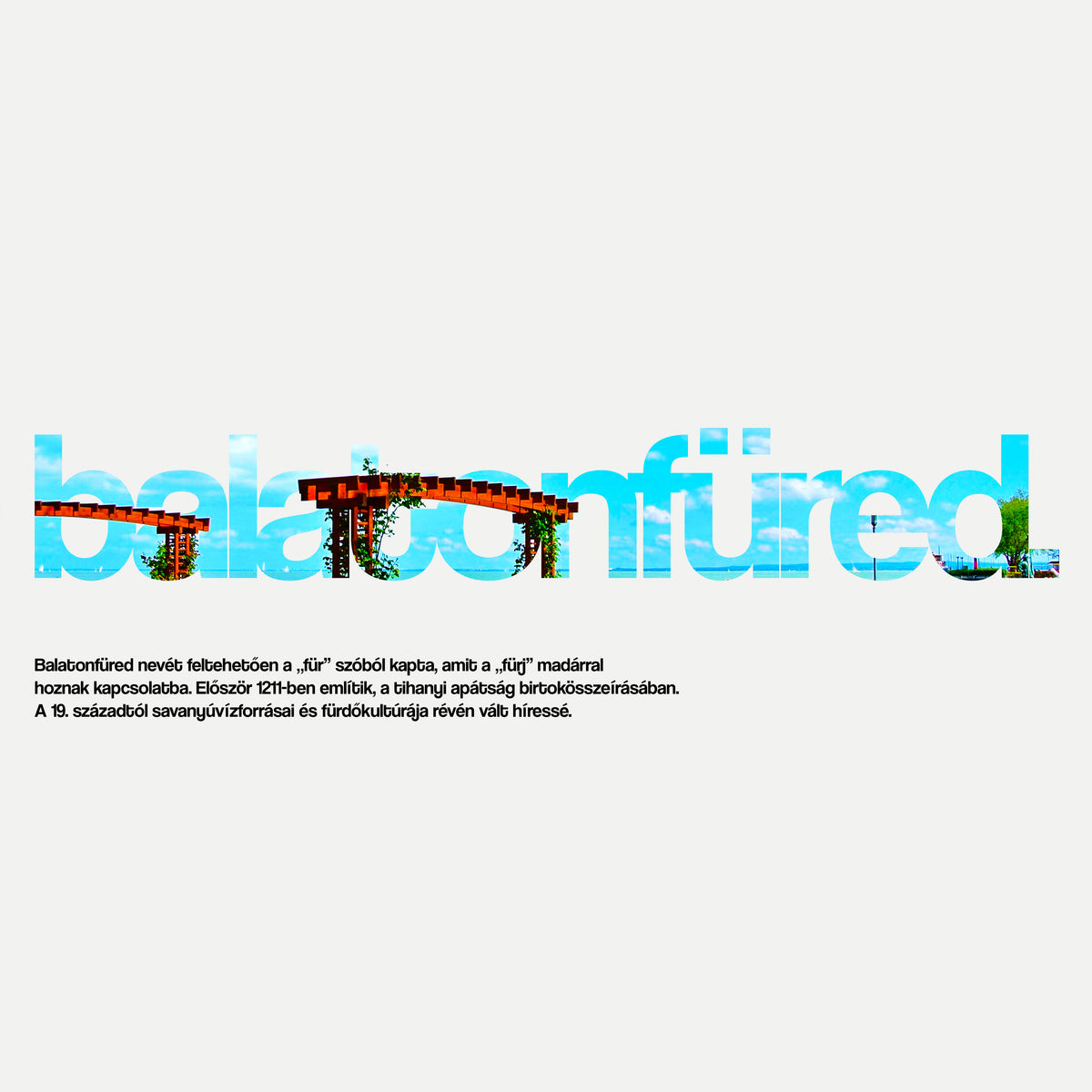 BALATONFÜRED 1.0 - Kapucnis Pulóver