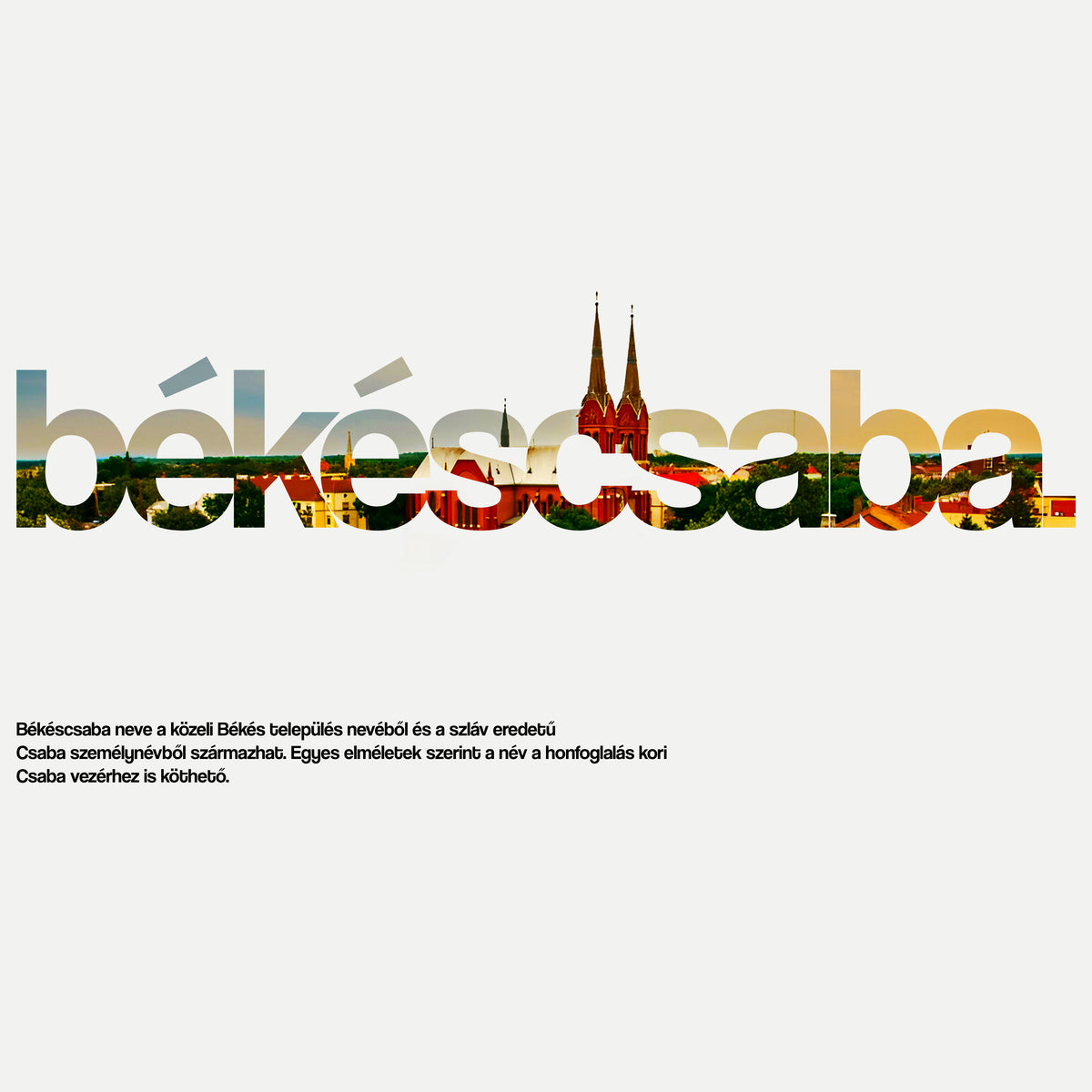 BÉKÉSCSABA 1.0 - Pamut Póló