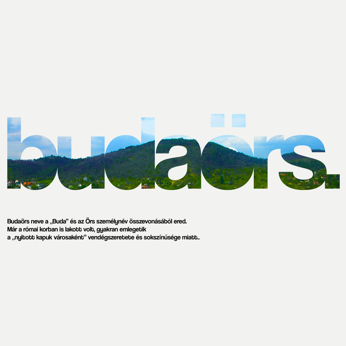 BUDAÖRS 1.0 - Vászontáska