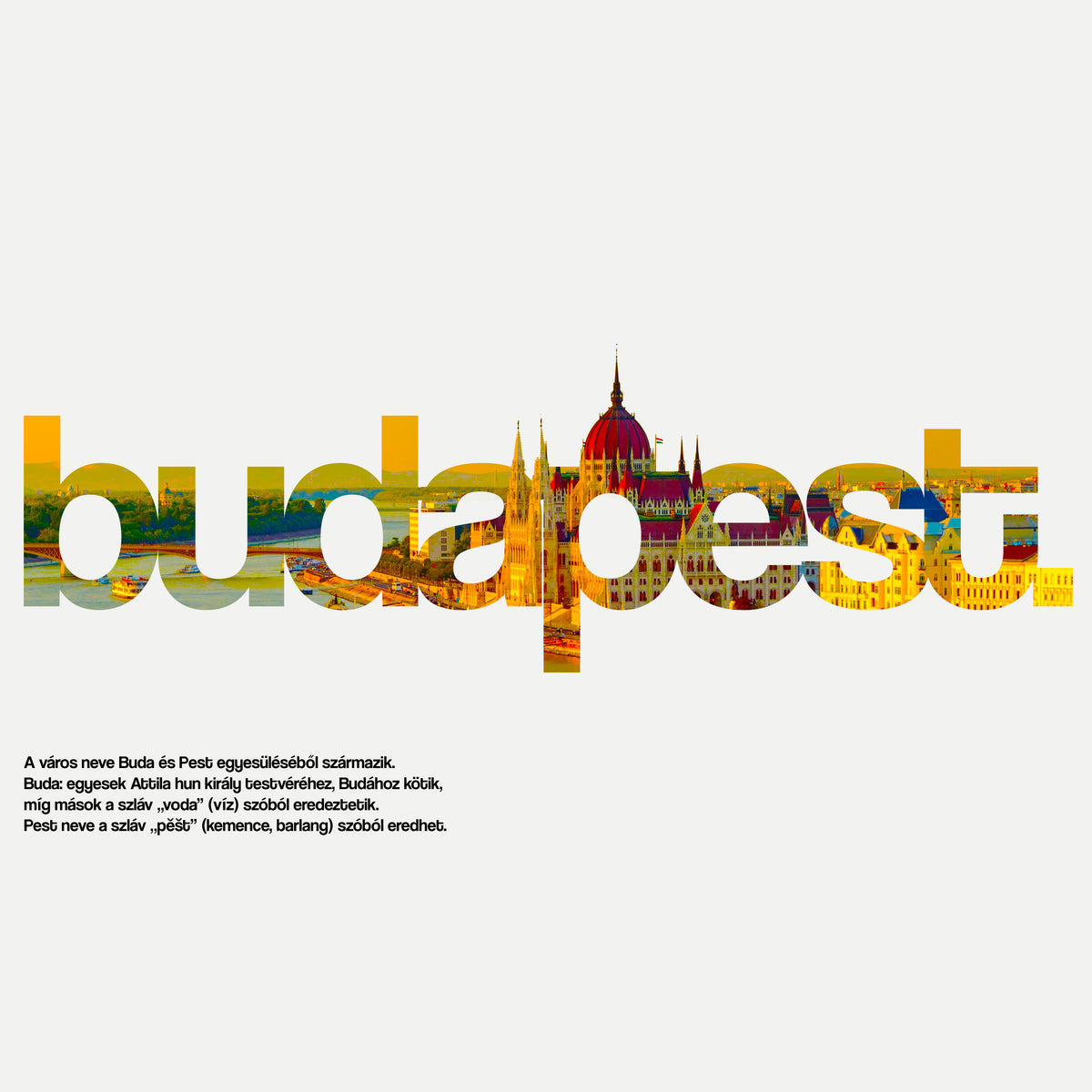 BUDAPEST 1.0 - Vászontáska