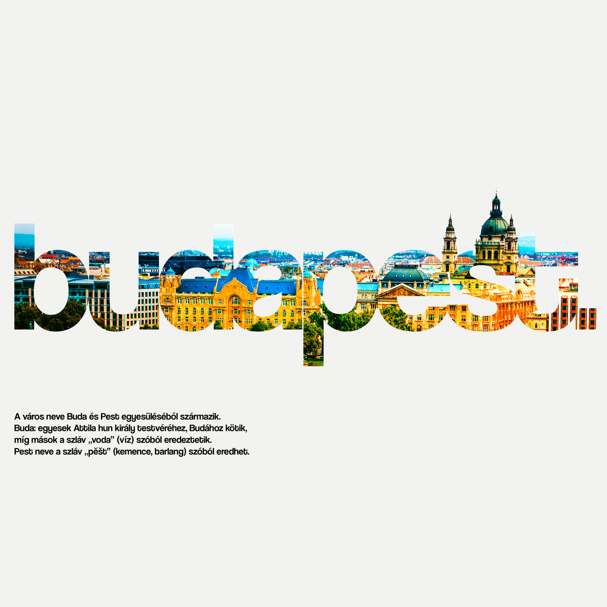 BUDAPEST 2.0 -  Női Pamut Póló