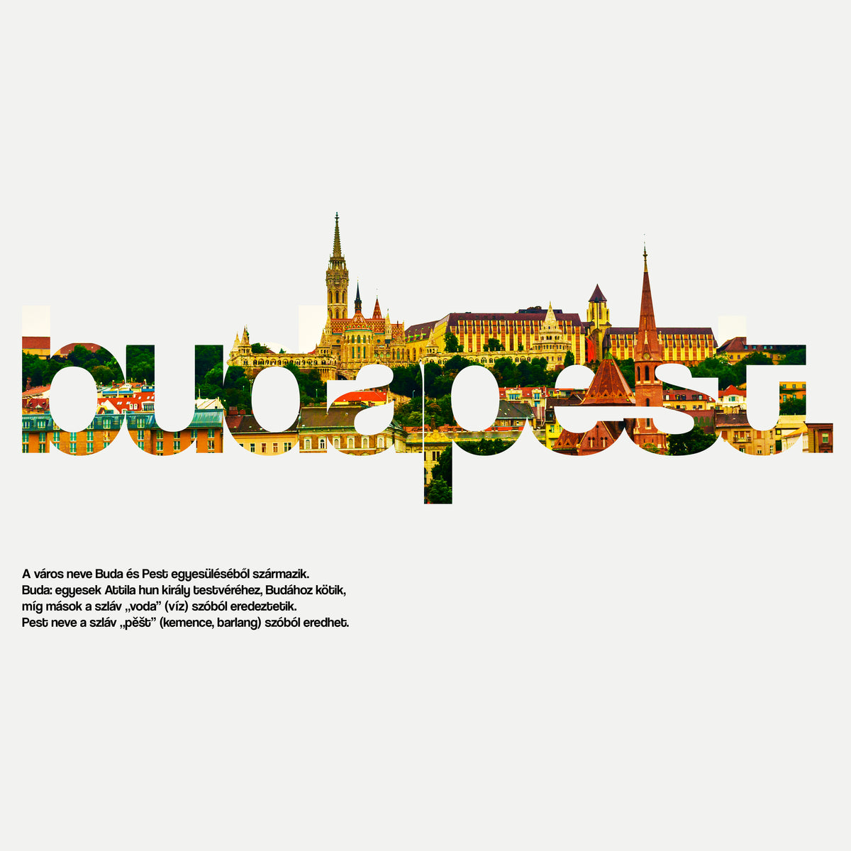BUDAPEST 3.0 -  Női Pamut Póló