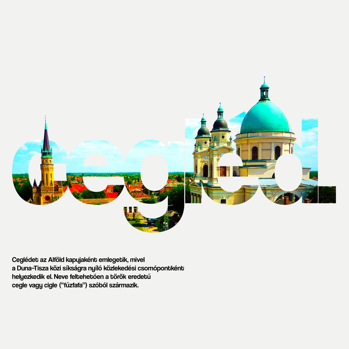 CEGLÉD 1.0 - Kapucnis Pulóver