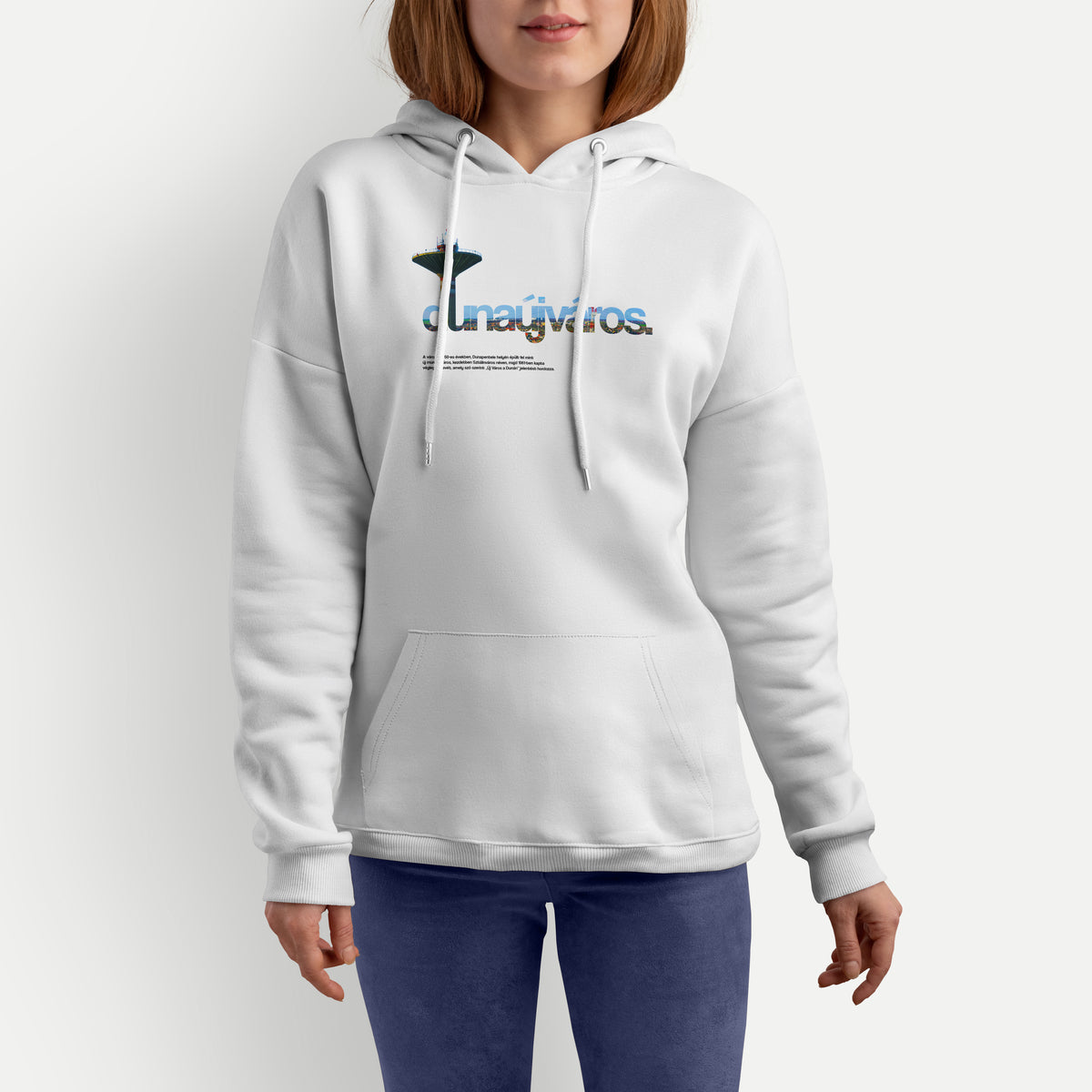 DUNAÚJVÁROS 1.0 - Kapucnis Pulóver