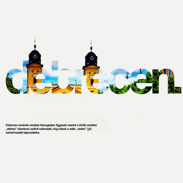 DEBRECEN 1.0 - Pamut Póló - Huniwear