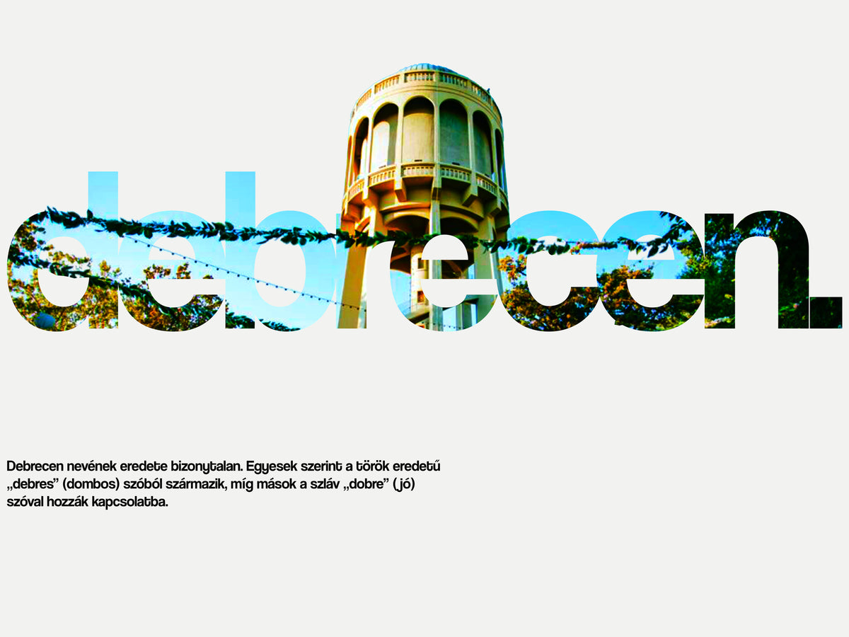 DEBRECEN 2.0 - Kapucnis Pulóver