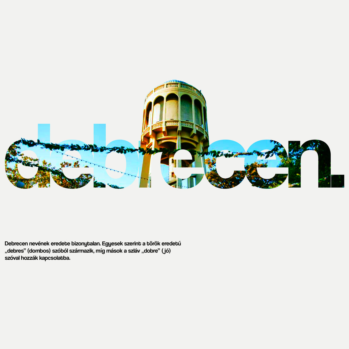 DEBRECEN 2.0 - Vászontáska - Huniwear