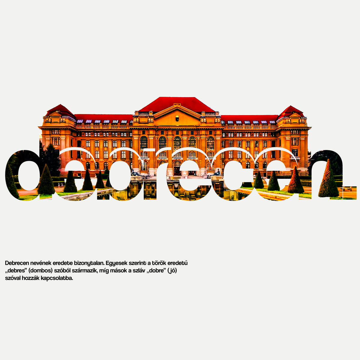 DEBRECEN 3.0 - Pamut Póló - Huniwear