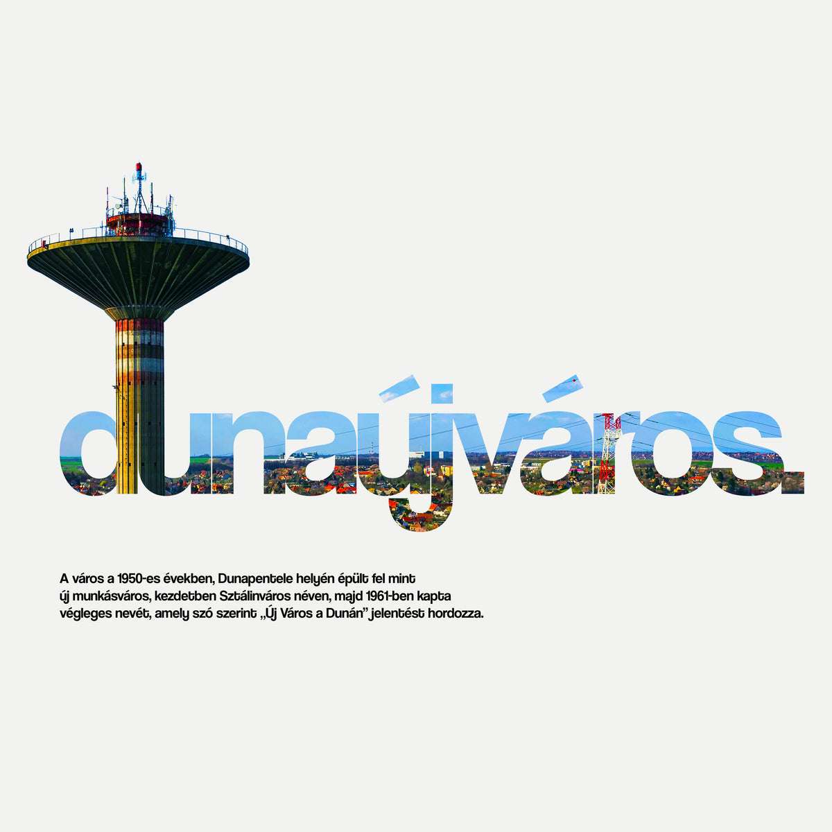 DUNAÚJVÁROS 1.0 - Pamut Póló