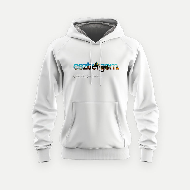 ESZTERGOM 1.0 - Kapucnis Pulóver | Fehér / S - Huniwear
