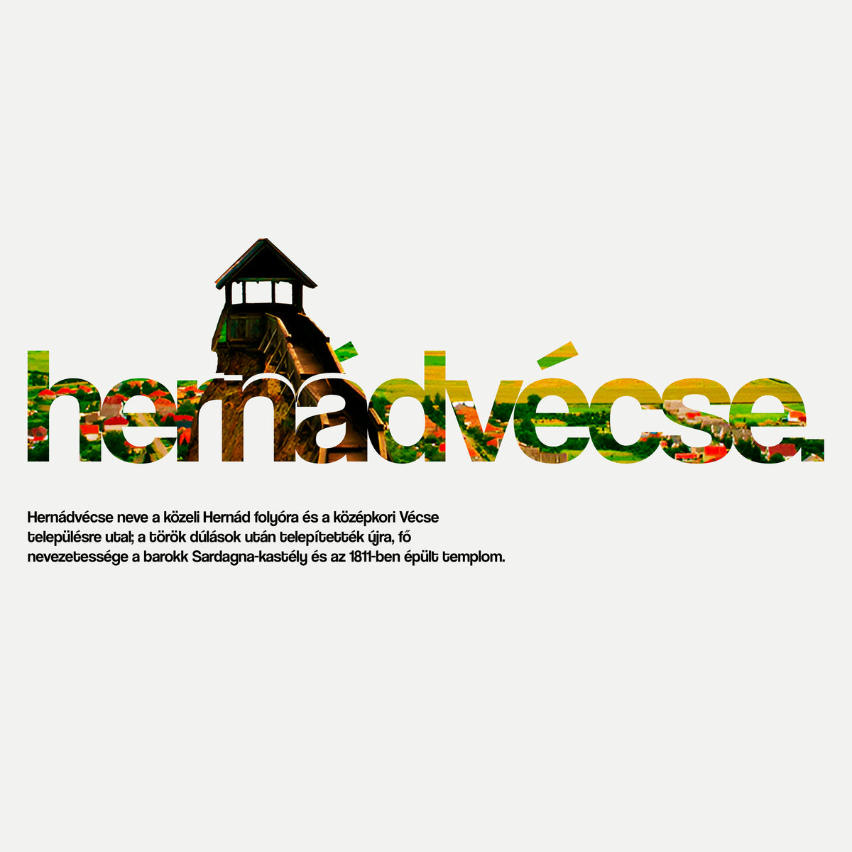 HERNÁDVÉCSE 1.0 - Kapucnis Pulóver