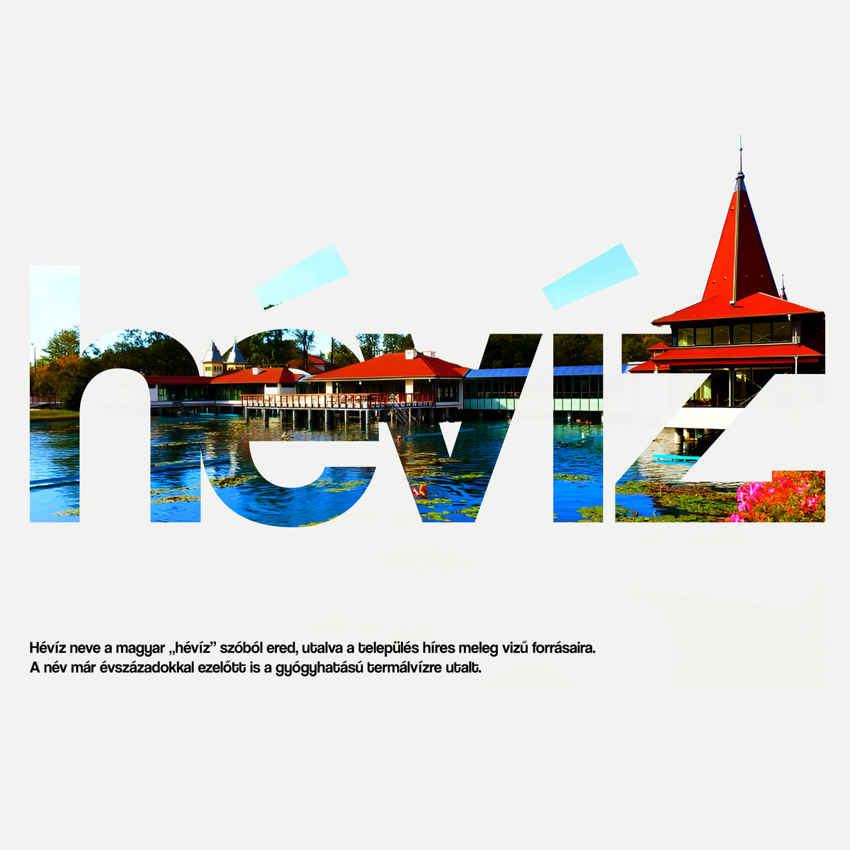 HÉVÍZ 1.0 - Kapucnis Pulóver