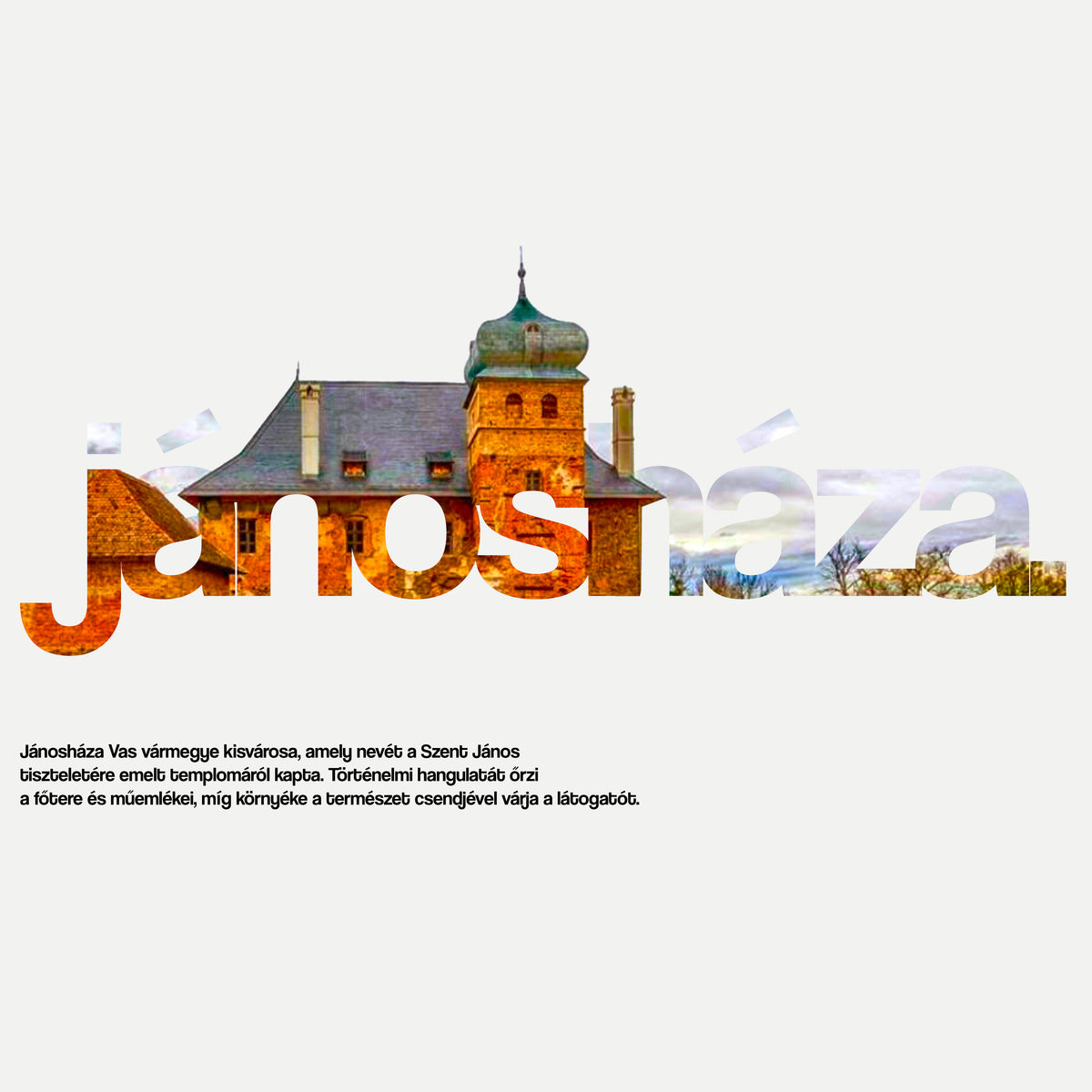 JÁNOSHÁZA 1.0 - Pamut Póló