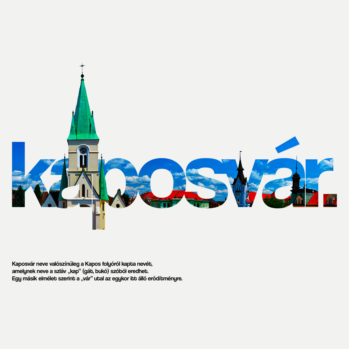 KAPOSVÁR 1.0 - Pamut Póló - Huniwear