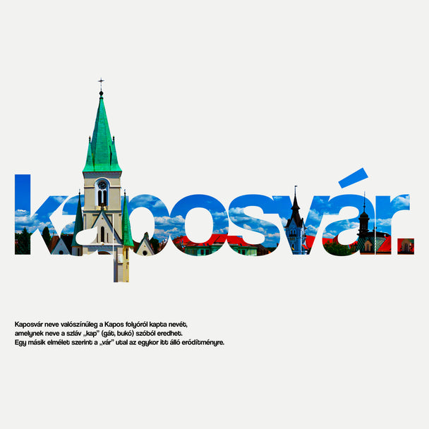 KAPOSVÁR 1.0 - Pamut Póló