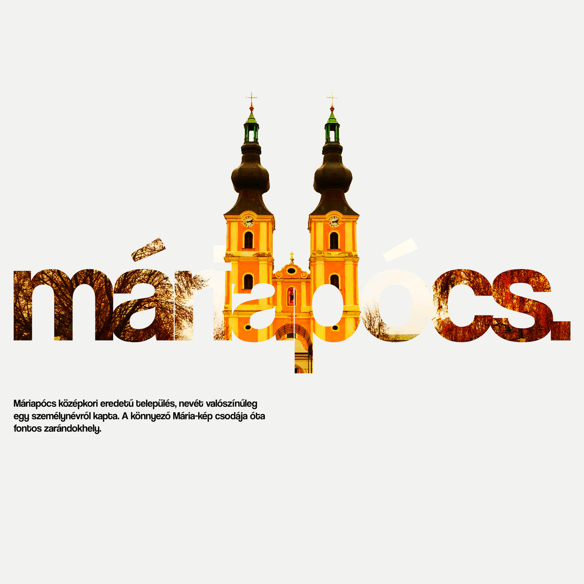 MÁRIAPÓCS 1.0 - Kapucnis Pulóver