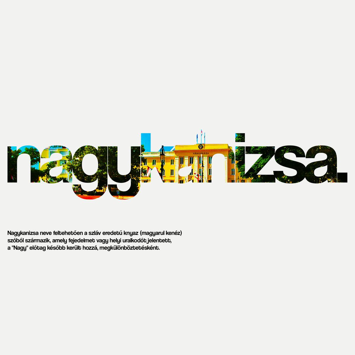 NAGYKANIZSA 1.0 - Kapucnis Pulóver