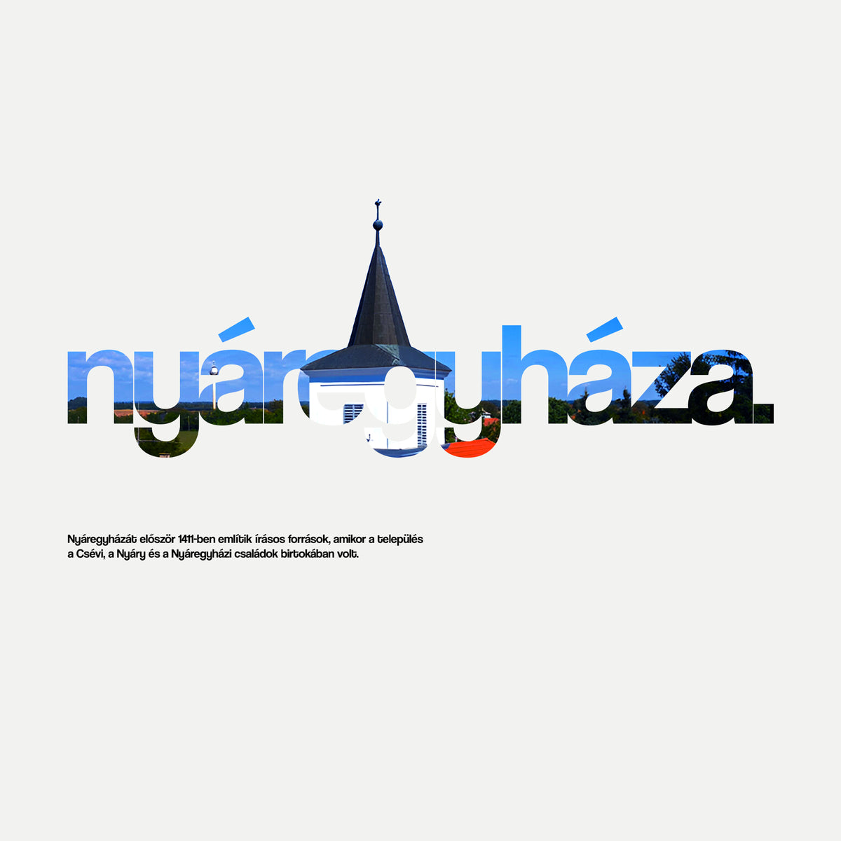 NYÁREGYHÁZA 1.0 - Kapucnis Pulóver