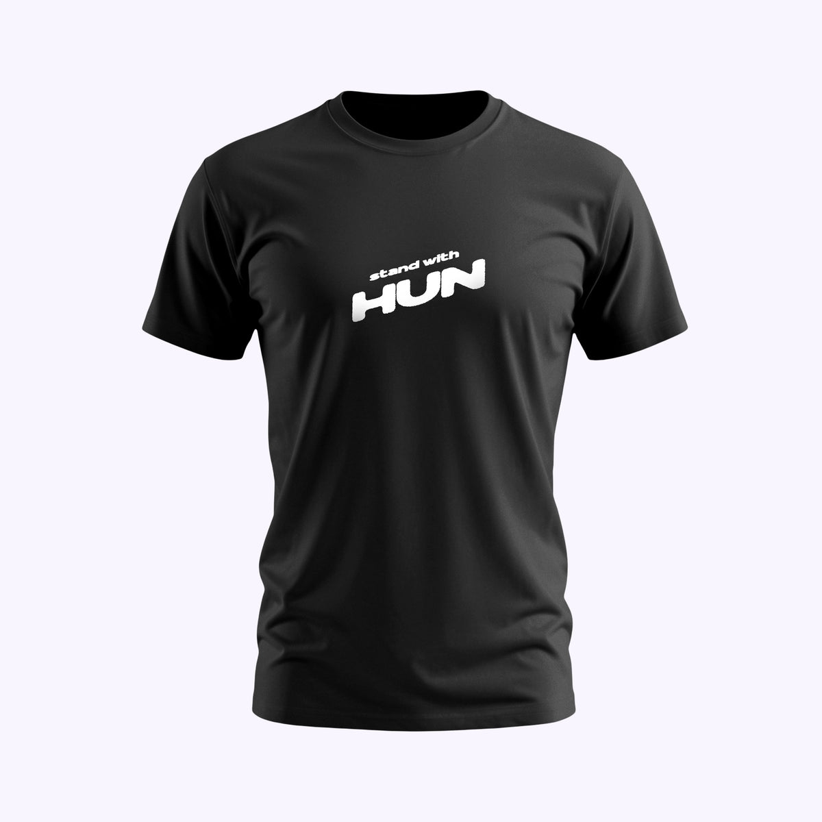 Stand with HUN – Férfi Pamut Póló - Huniwear