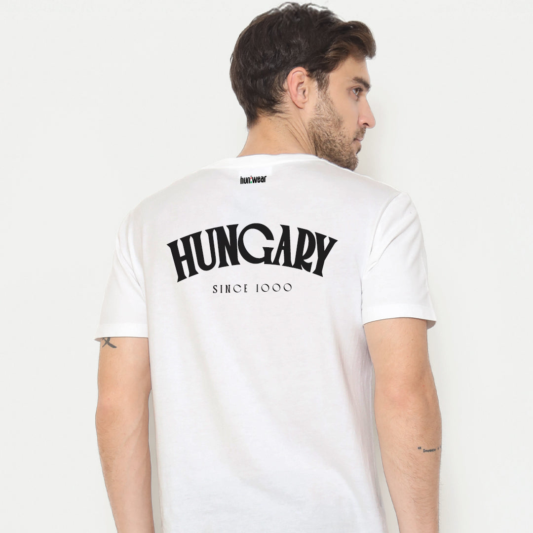 Hungary Since 1000 – Pamut Póló - Huniwear