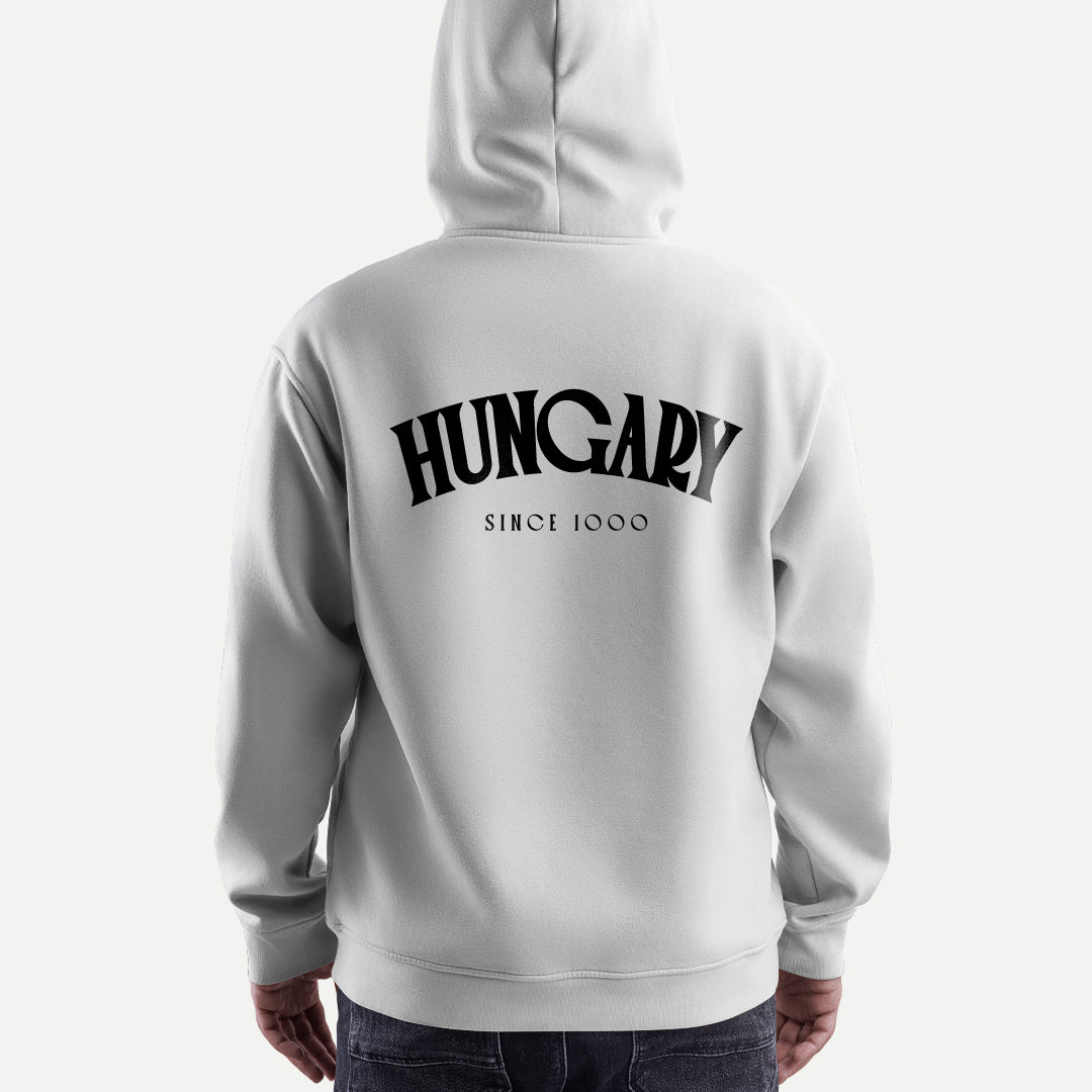 Hungary Since 1000 - Kapucnis Pulóver - Huniwear