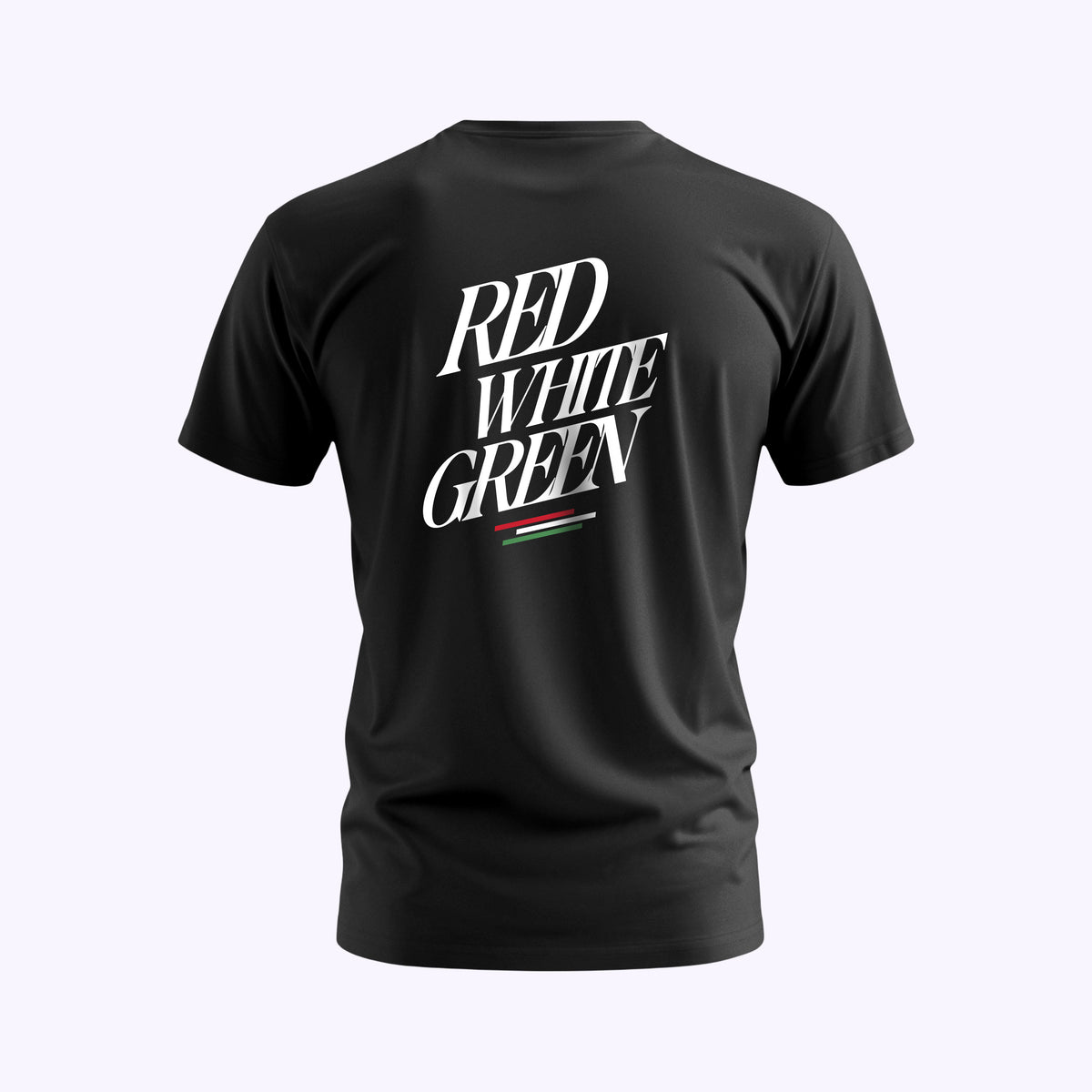 Piros Fehér Zöld – Férfi Pamut Póló - Huniwear