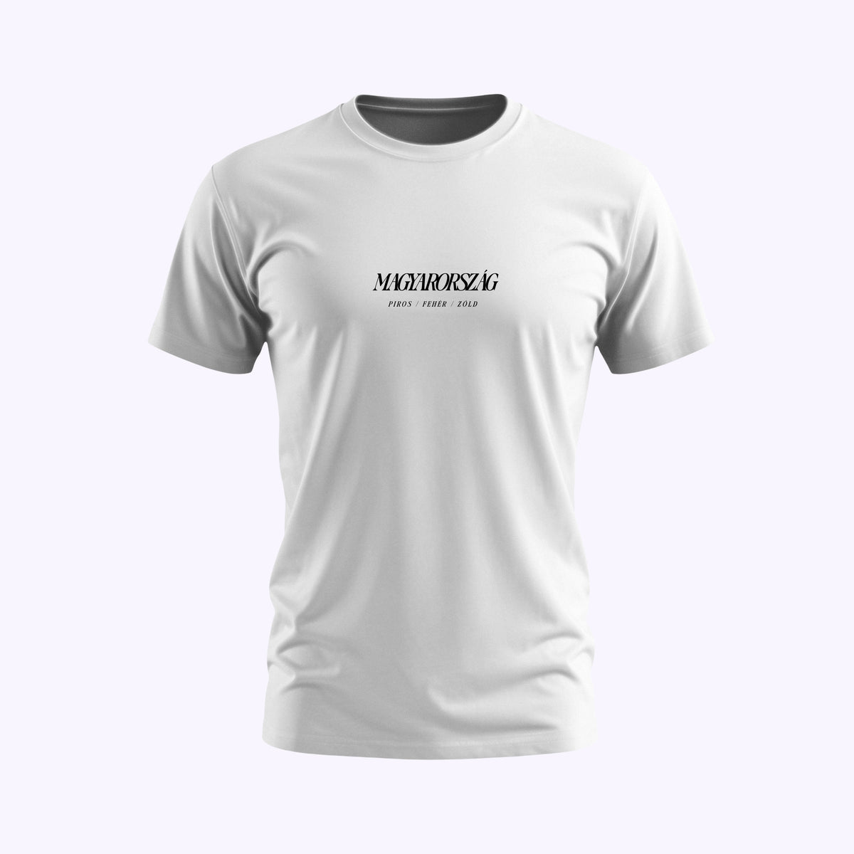Piros Fehér Zöld – Férfi Pamut Póló - Huniwear