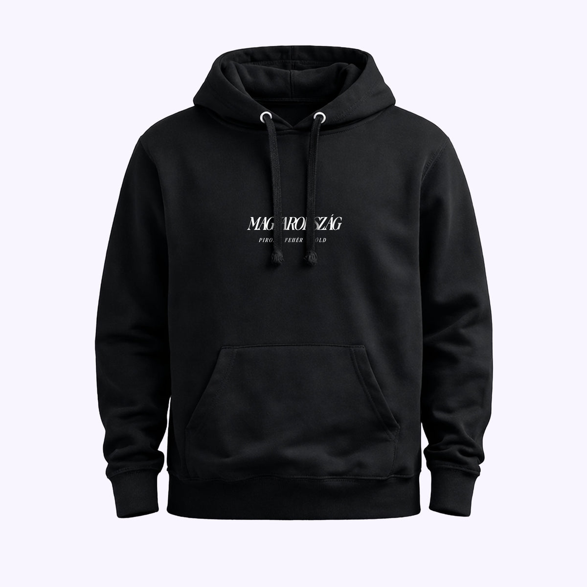 Piros Fehér Zöld - Férfi Kapucnis Pulóver