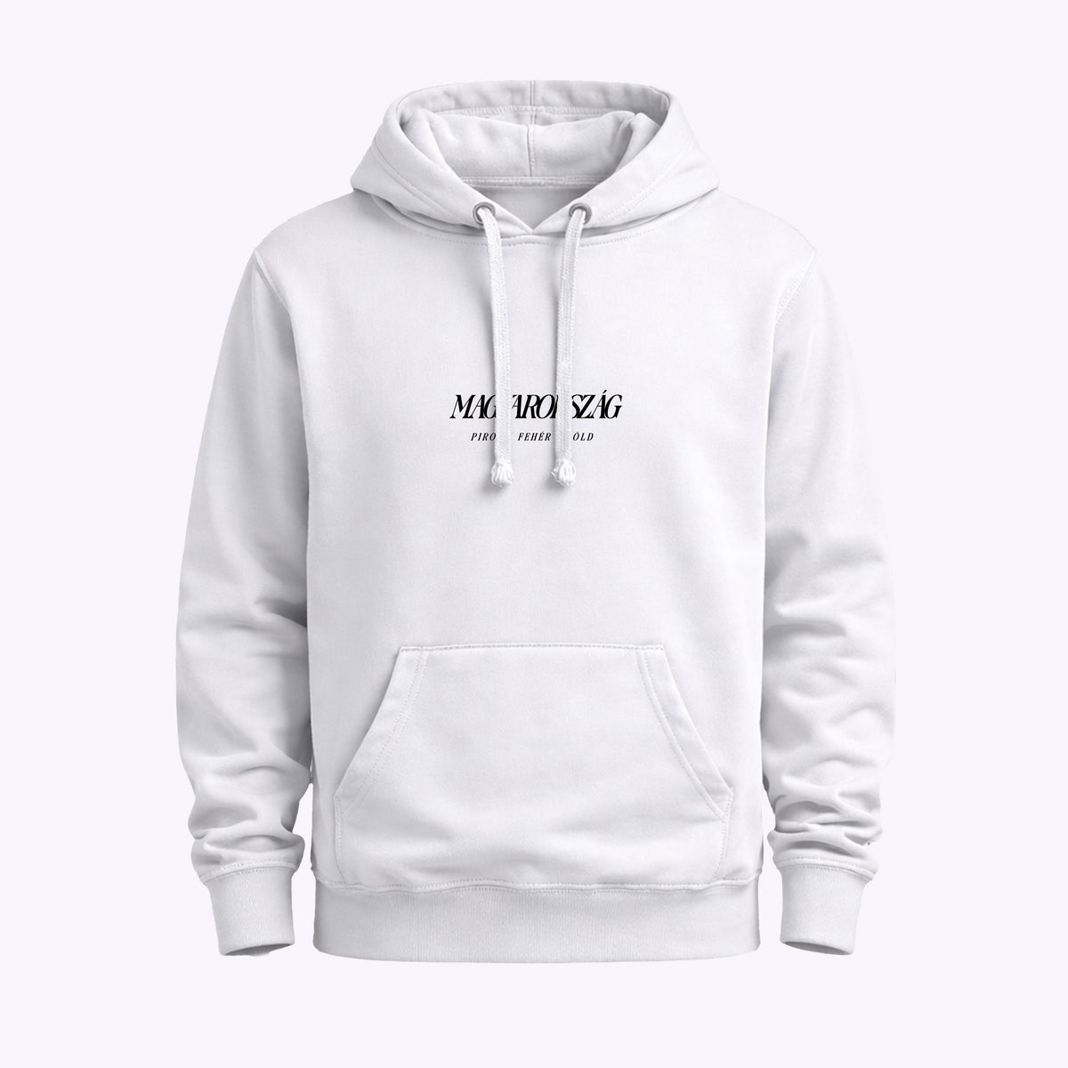 Piros Fehér Zöld - Férfi Kapucnis Pulóver