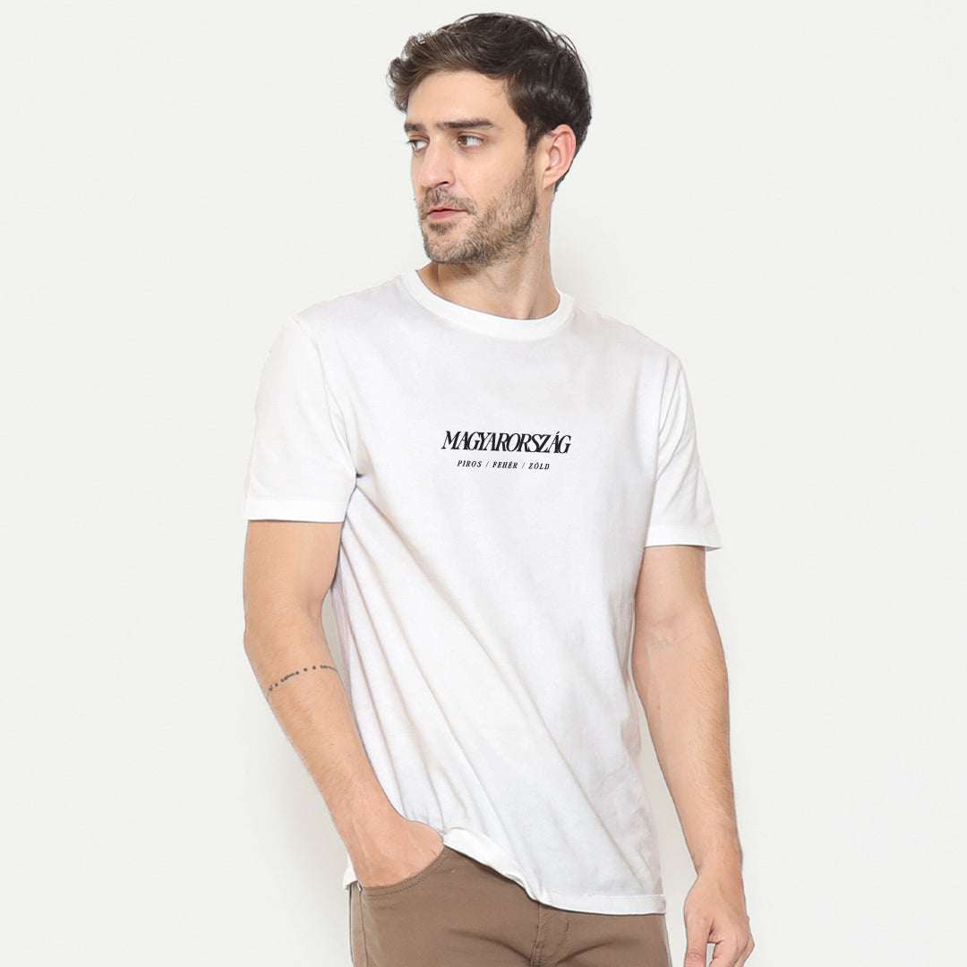 Piros Fehér Zöld – Pamut Póló - Huniwear