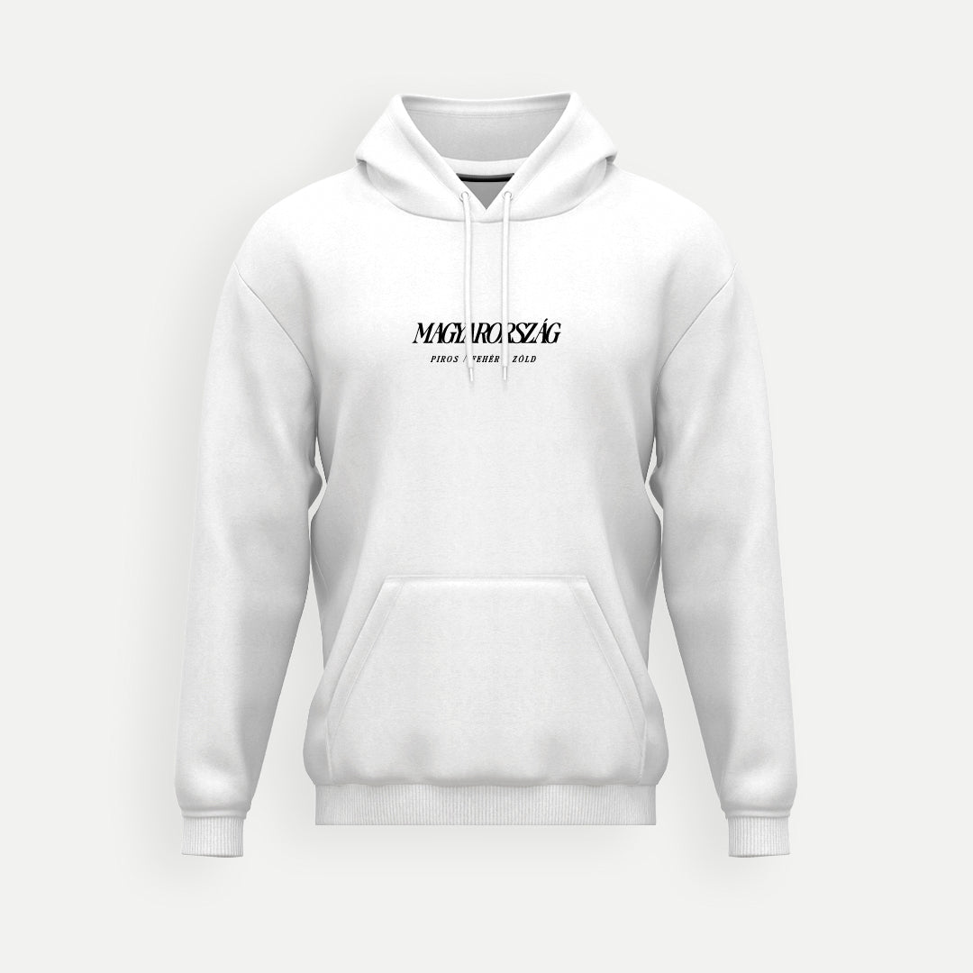 Piros Fehér Zöld - Kapucnis Pulóver - Huniwear