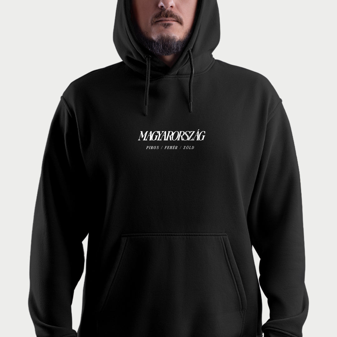 Piros Fehér Zöld - Kapucnis Pulóver - Huniwear