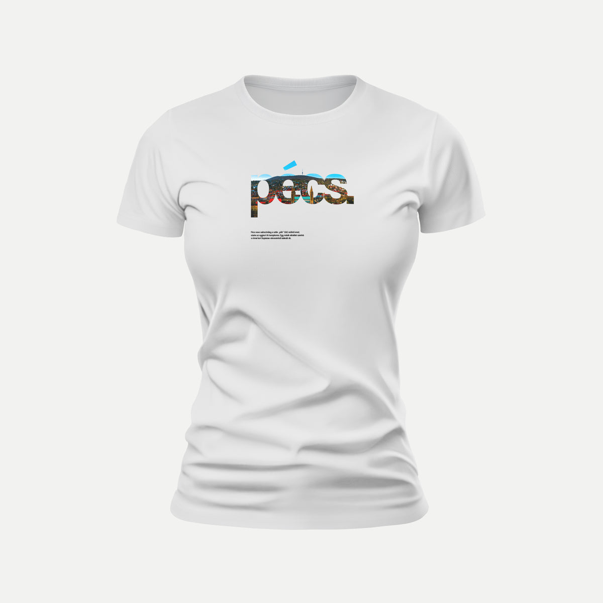 PÉCS 2.0 -  Női Pamut Póló