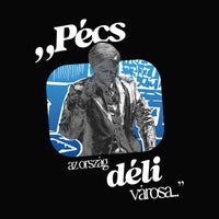 PÉCS Weöres Szobor + Idézet - Kapucnis Pulóver - Huniwear
