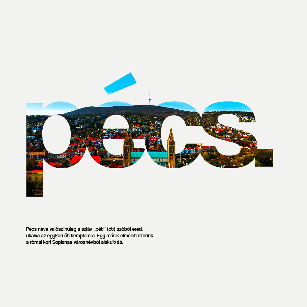 PÉCS 2.0 - Pamut Póló - Huniwear