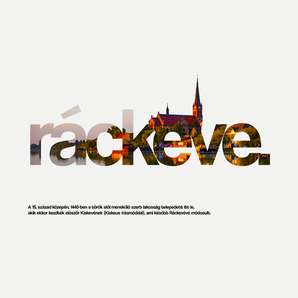 RÁCKEVE 1.0 - Pamut Póló - Huniwear