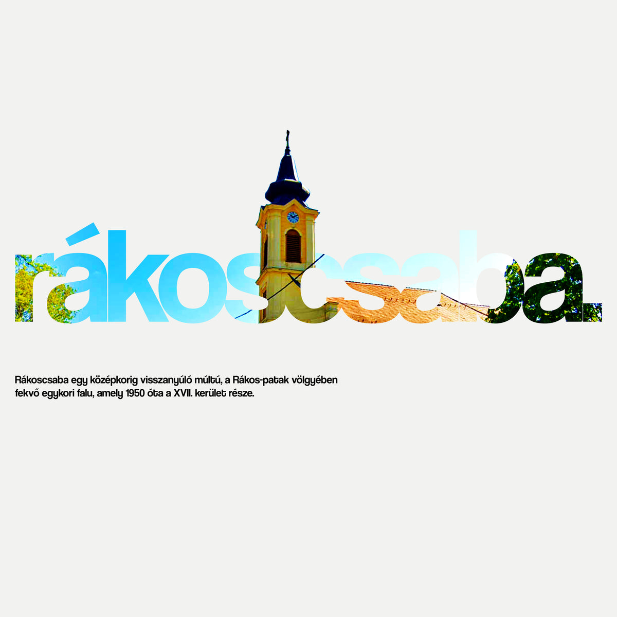 RÁKOSCSABA 1.0 - Kapucnis Pulóver
