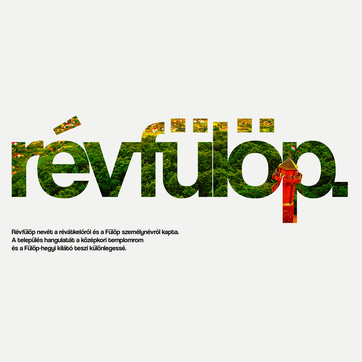 RÉVFÜLÖP 1.0 - Kapucnis Pulóver