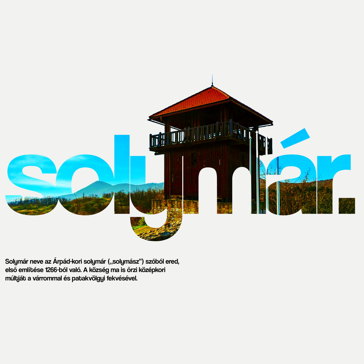 SOLYMÁR 1.0 - Kapucnis Pulóver