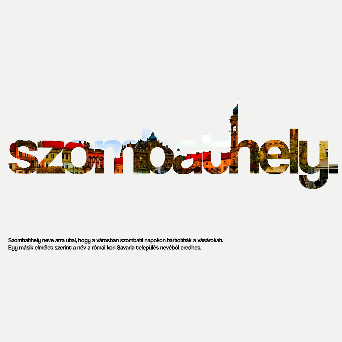 SZOMBATHELY 1.0 - Kapucnis Pulóver