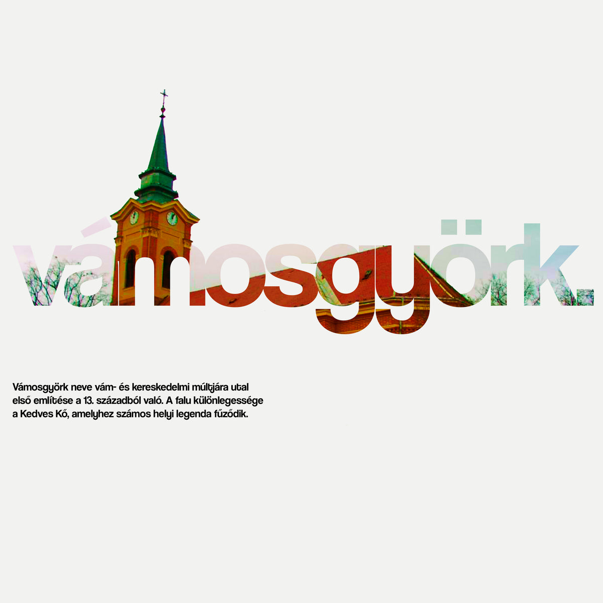 VÁMOSGYÖRK 1.0 - Kapucnis Pulóver